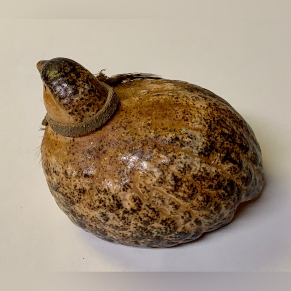 Mid Century Vintage Hand Painted Ceramic Quail Bird Figurine - Picture 3 of 16